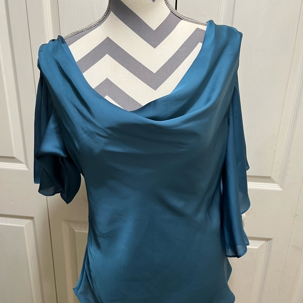 Filtre Blue Draped Top